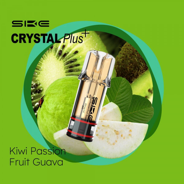 SKE Crystal Bar Plus Pods - Kiwi Passionsfruit Guava (2er Pack)