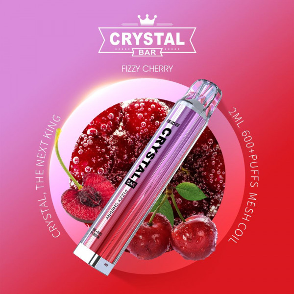 Crystal Bar Vape 600 - Fizzy Cherry