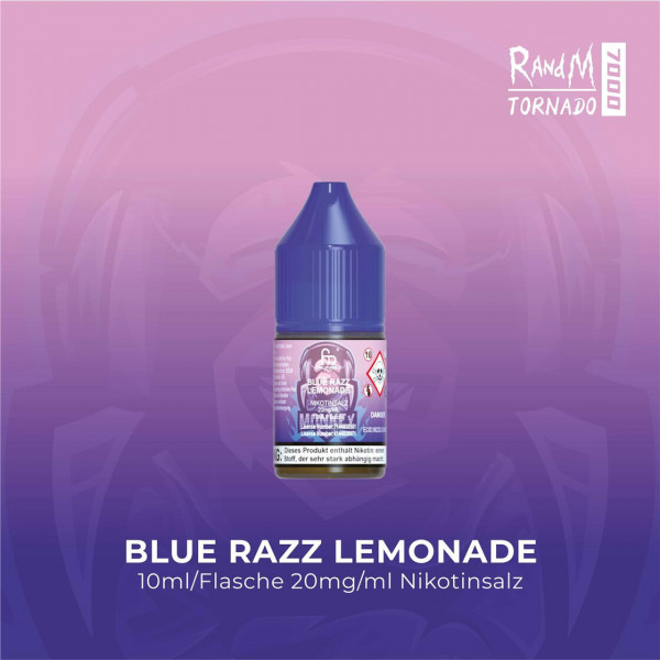 RandM Tornado Liquid 10 ml - Blue Razz Lemonade 20 mg/ml