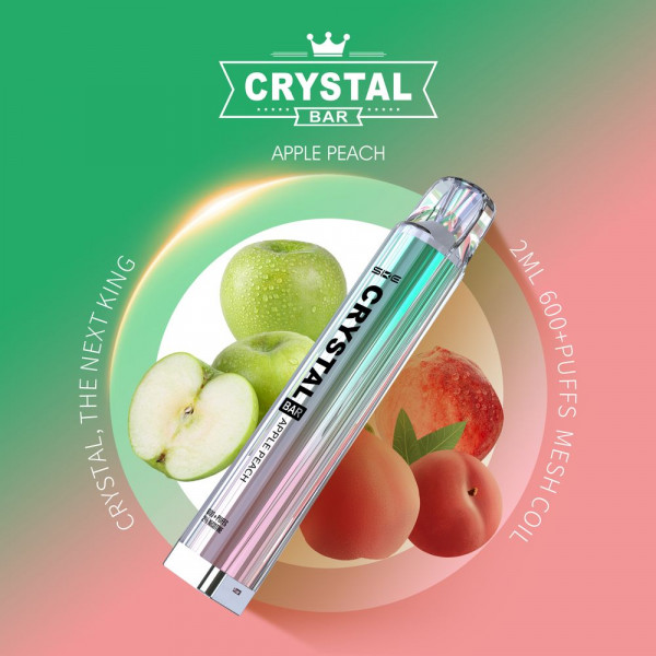 Crystal Bar Vape 600 - Apple Peach