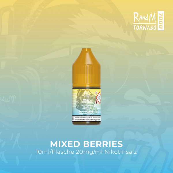 RandM Tornado Liquid 10 ml - Mixed Berries 20 mg/ml