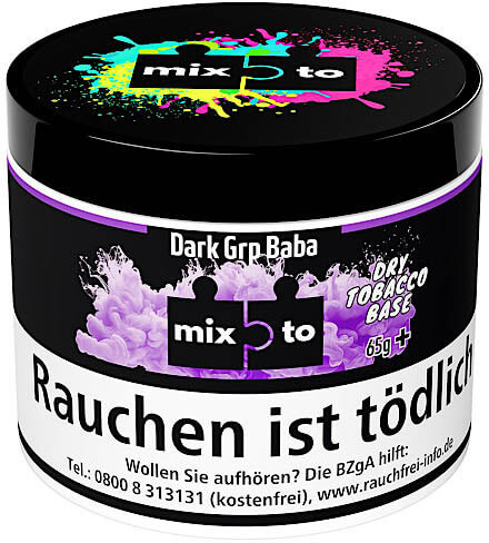 Mixto Dark Blend Base - Dark Grp Baba 65g