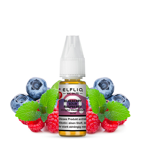 Elfliq by Elf Bar NicSalt Liquid - Blueberry Sour Raspberry 20mg
