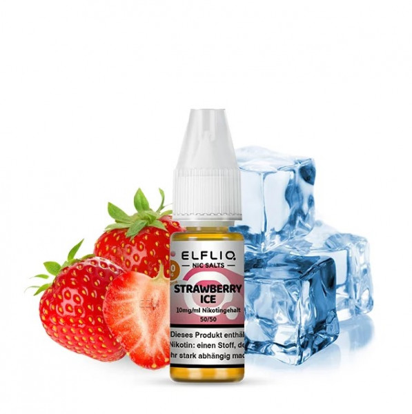 Elfliq by Elf Bar NicSalt Liquid - Strawberry Ice 20mg