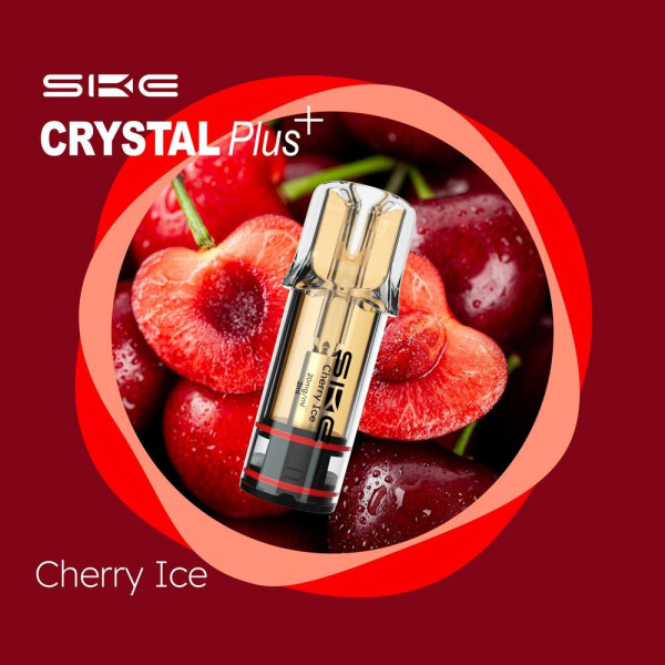 SKE Crystal Bar Plus Pods - Cherry Ice (2er Pack)